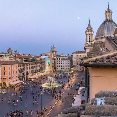 Presidential Penthouse Navona Apartment Rome Bagian luar foto