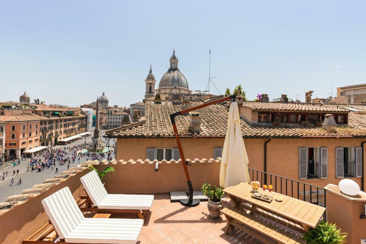 Presidential Penthouse Navona Apartment Rome Bagian luar foto