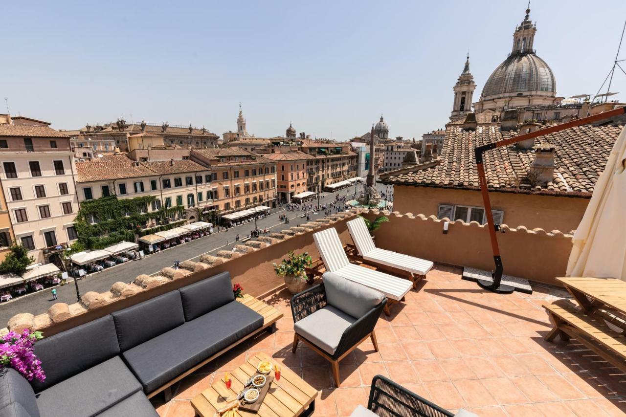 Presidential Penthouse Navona Apartment Rome Bagian luar foto