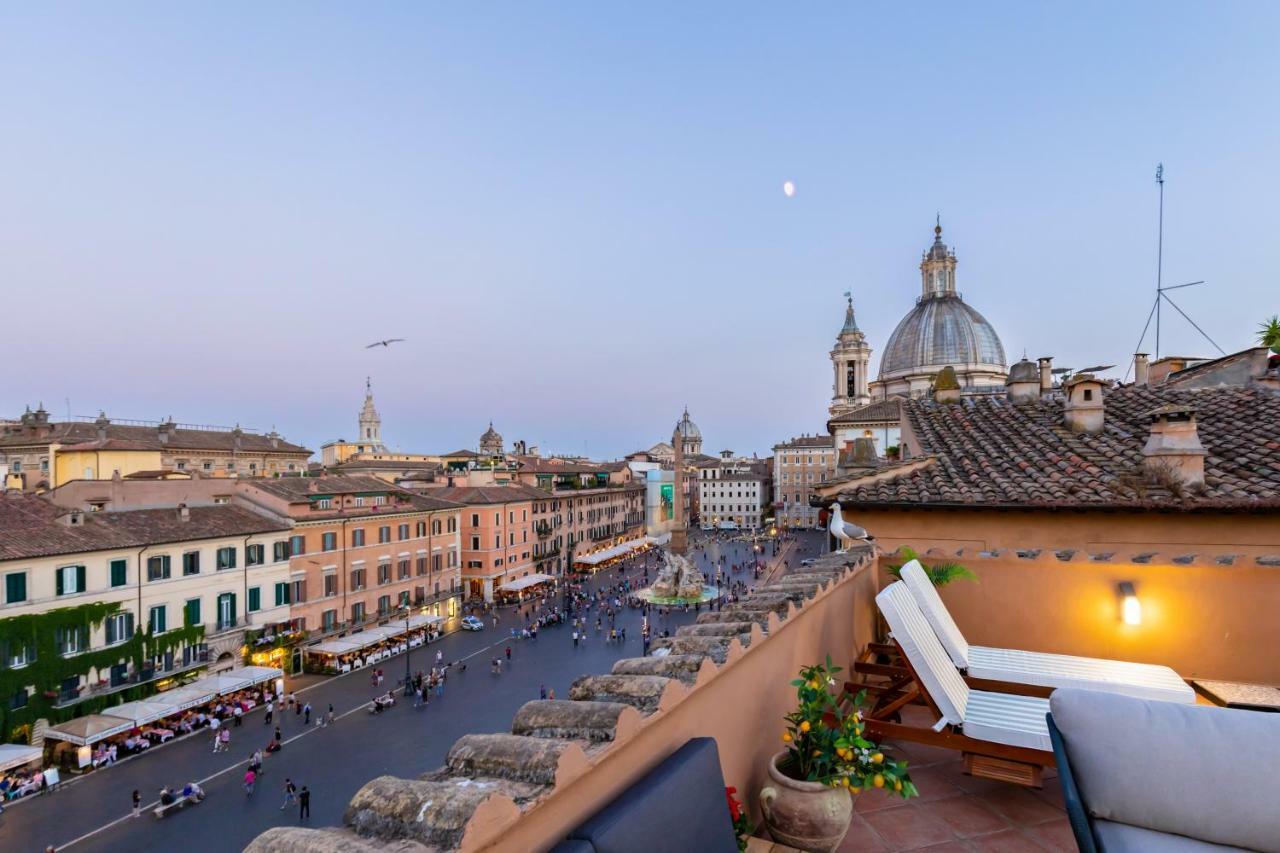 Presidential Penthouse Navona Apartment Rome Bagian luar foto