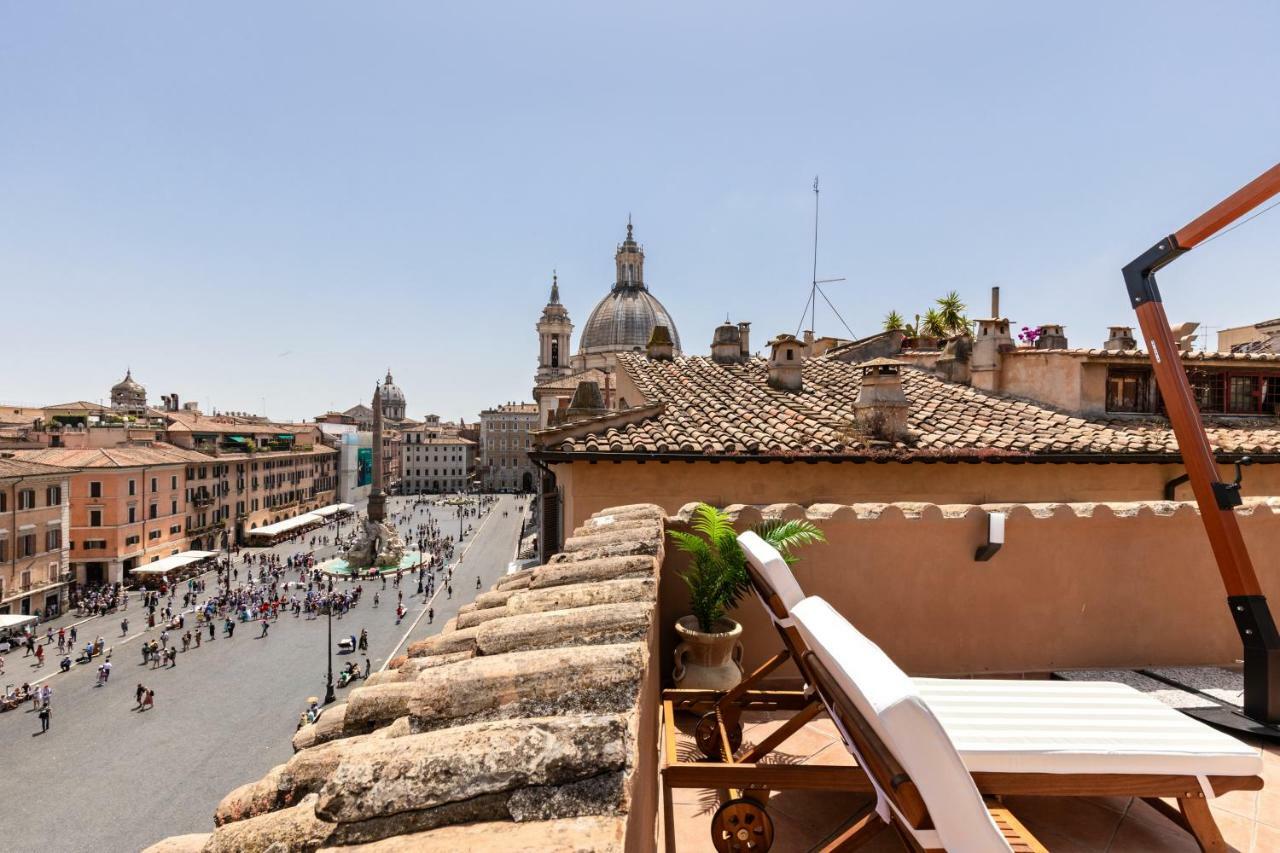 Presidential Penthouse Navona Apartment Rome Bagian luar foto