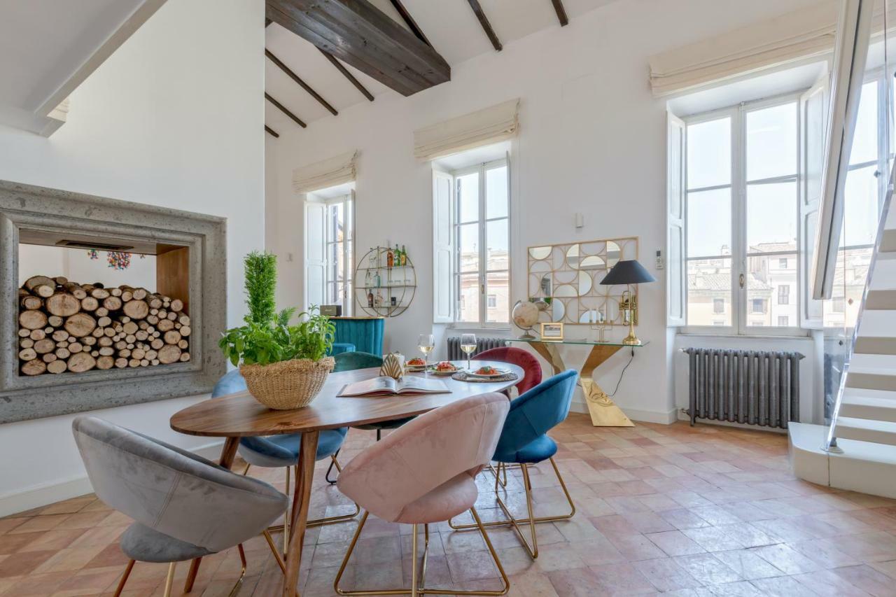 Presidential Penthouse Navona Apartment Rome Bagian luar foto