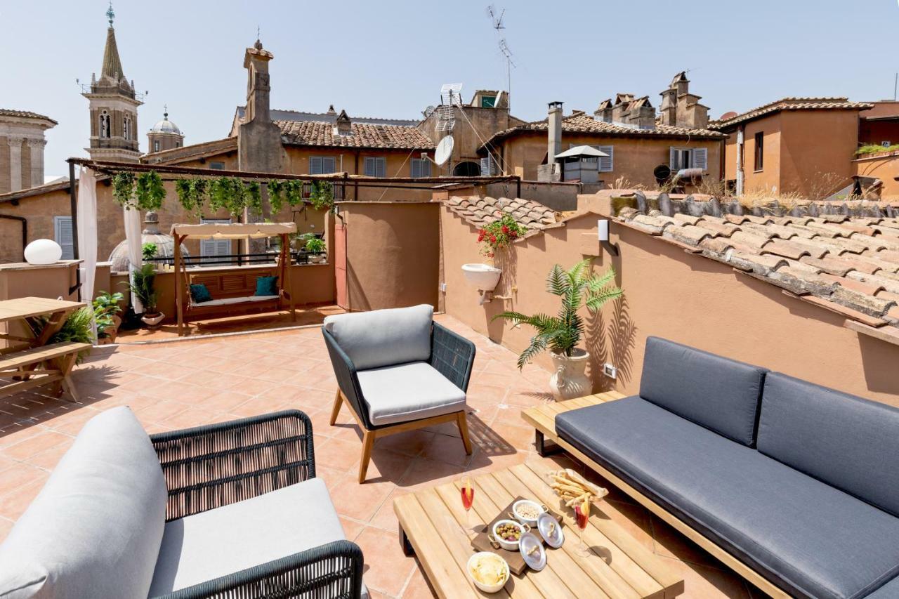 Presidential Penthouse Navona Apartment Rome Bagian luar foto