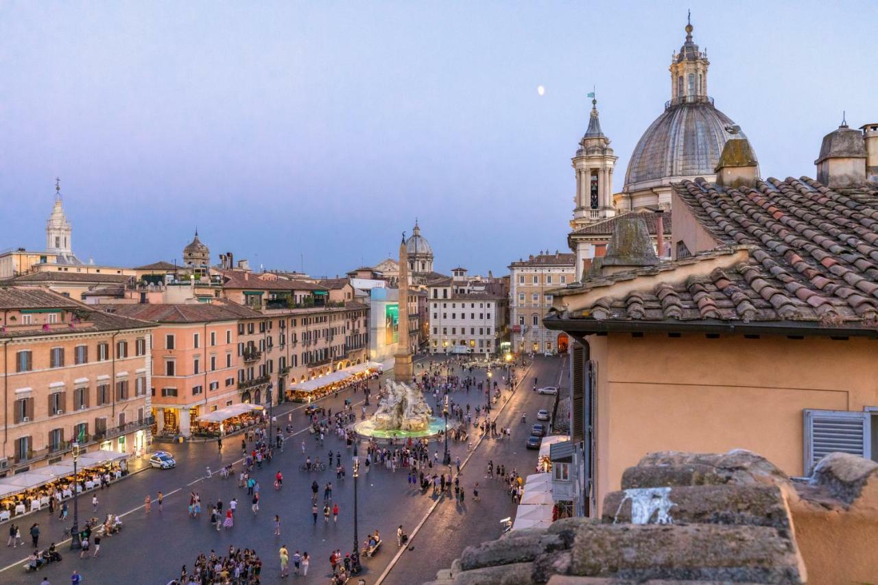 Presidential Penthouse Navona Apartment Rome Bagian luar foto