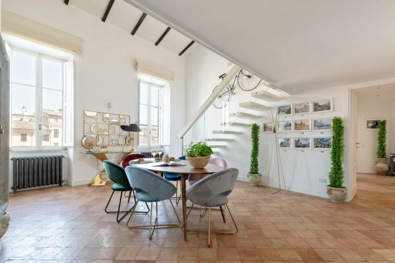 Presidential Penthouse Navona Apartment Rome Bagian luar foto