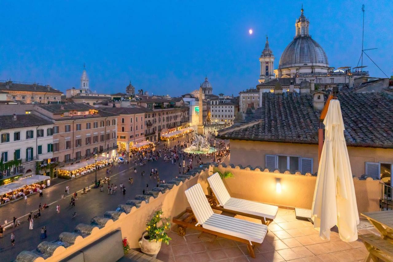 Presidential Penthouse Navona Apartment Rome Bagian luar foto