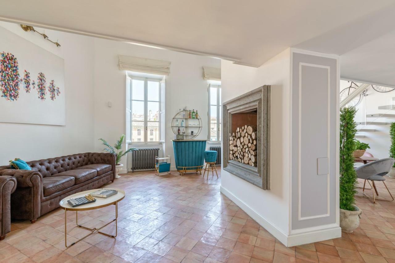 Presidential Penthouse Navona Apartment Rome Bagian luar foto