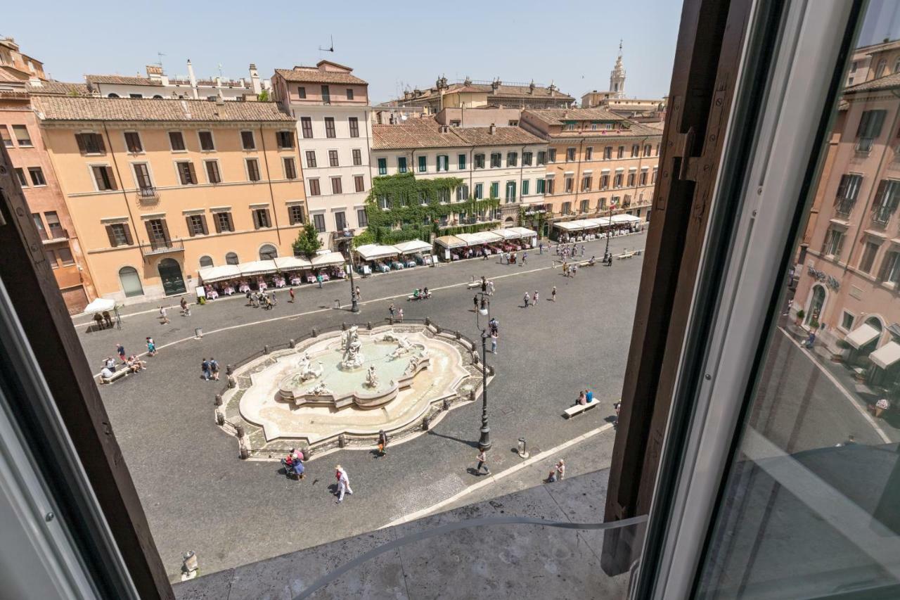 Presidential Penthouse Navona Apartment Rome Bagian luar foto