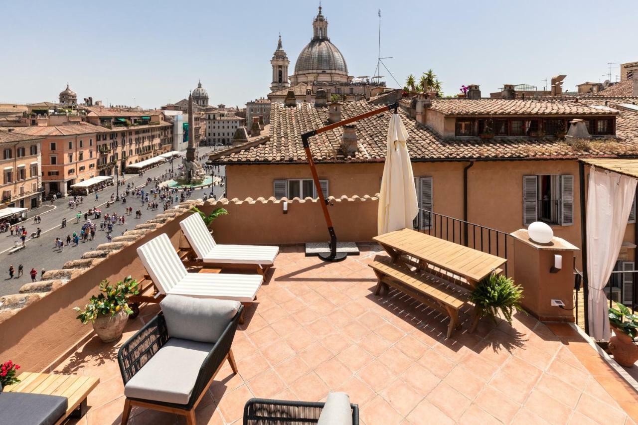 Presidential Penthouse Navona Apartment Rome Bagian luar foto